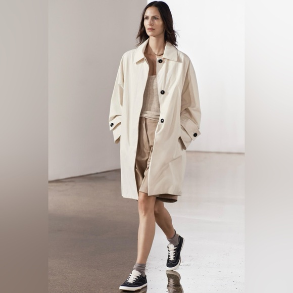 ZARA COAT , POCKET TRENCH ZW COLLECTION. SIZE M -L - Picture 5 of 15